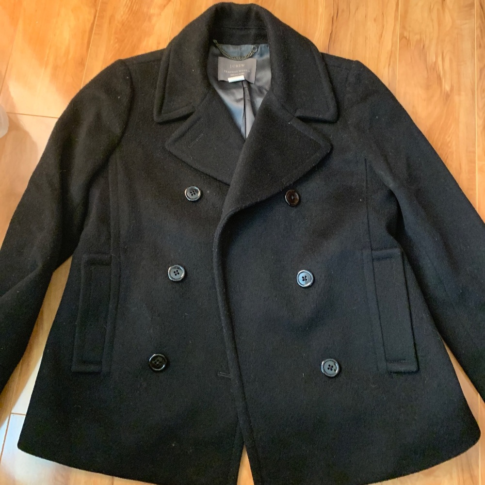 J crew wool peacoat